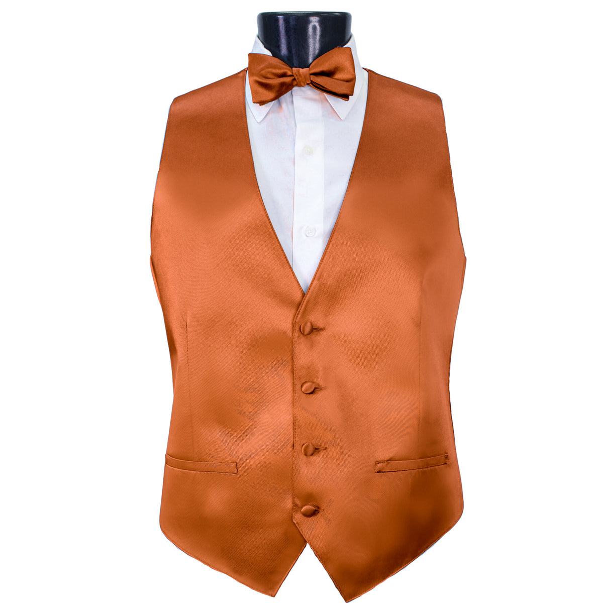 Burnt orange hot sale suit vest